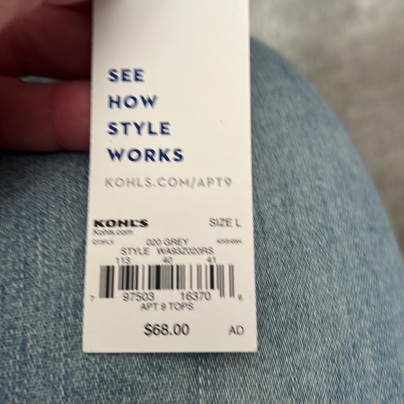 Apt 9 Pleather Jacket - Picture 3 of 5